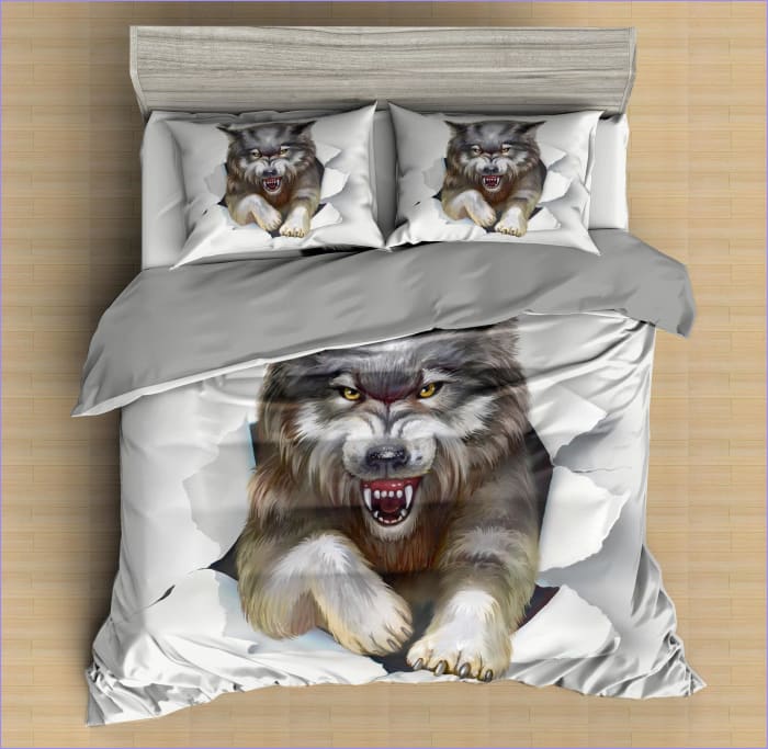 Wolf On Attack Dynebetræk