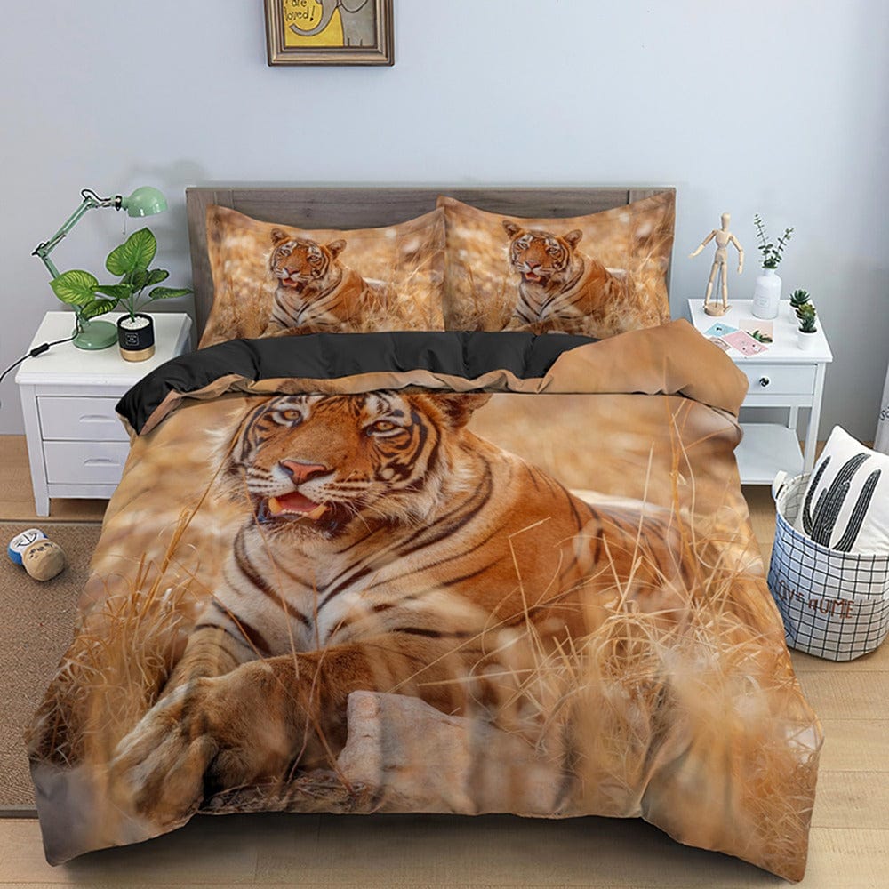 Tiger Dynebetræk 140x200 Brun