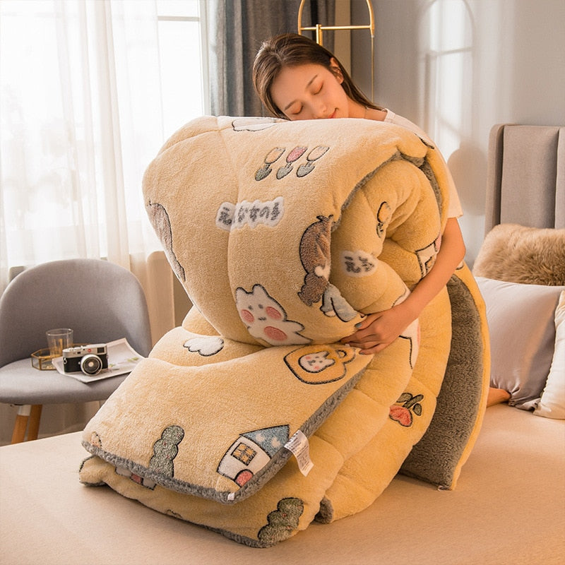 Ultra Blød Gul Fleecedyne