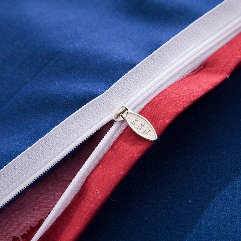 Jeg Elsker London Rødt Sengesæt