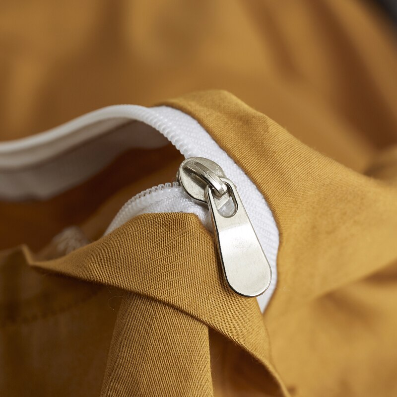 Almindeligt Sengesæt 100% Bomuldsgul