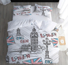 Hvidt England Dynebetræk