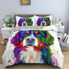 Hvidt Dynebetræk Berner Sennenhund Multicolor
