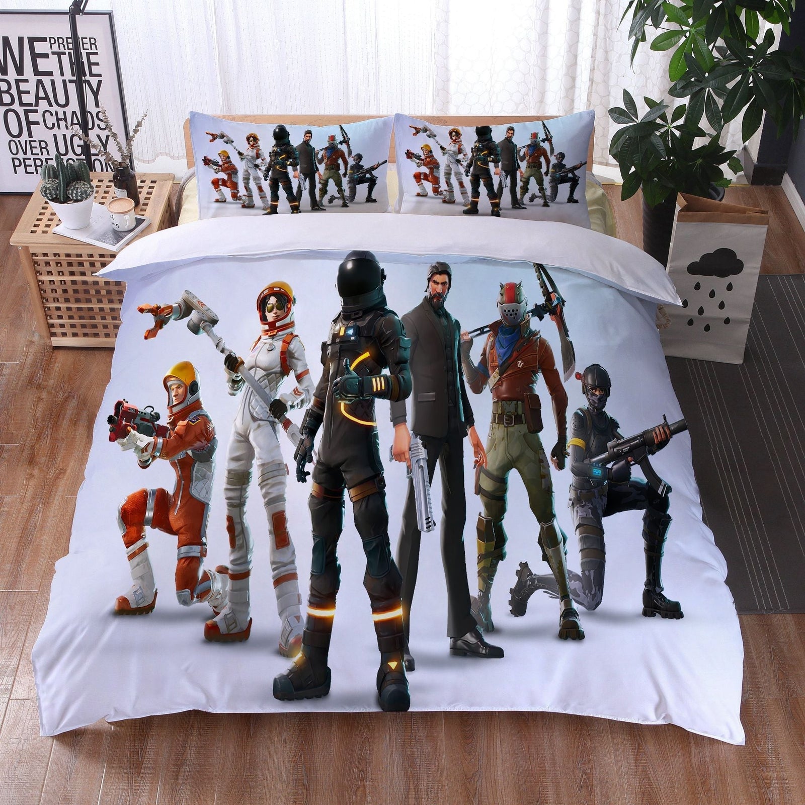 Fortnite Hvidt Dynebetræk