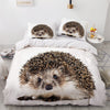 Hvidt Hedgehog Dynebetræk