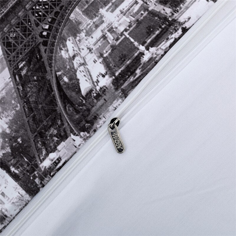 Hvidt Dynebetræk Fra Eiffeltårnet