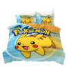 Blå Og Gule Pokémon Pikachu Dynebetræk