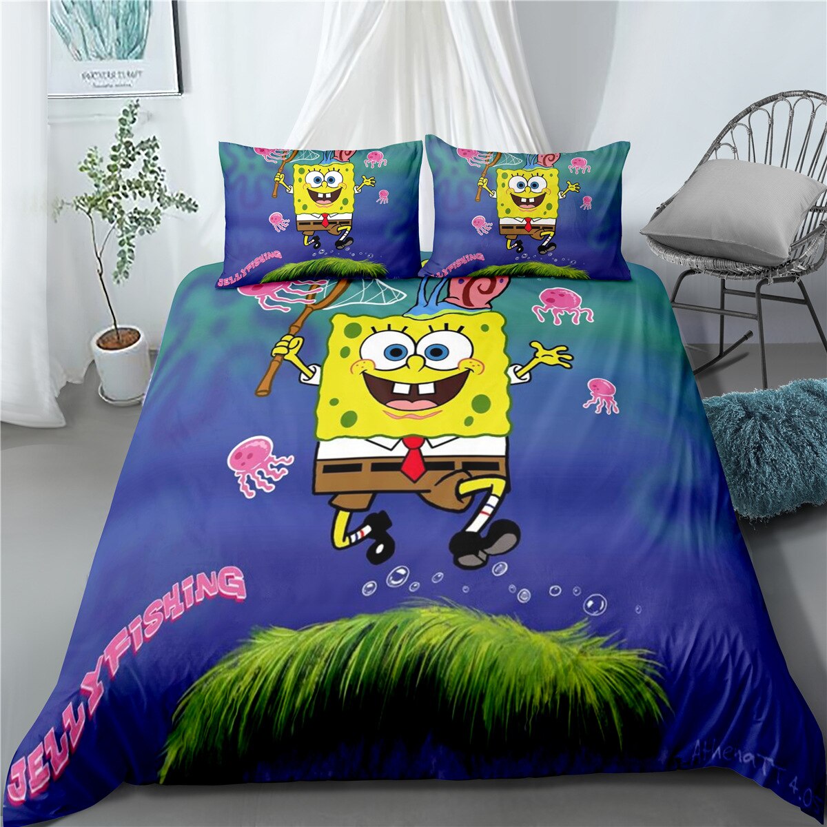 Spongebob Jellyfish Dynebetræk