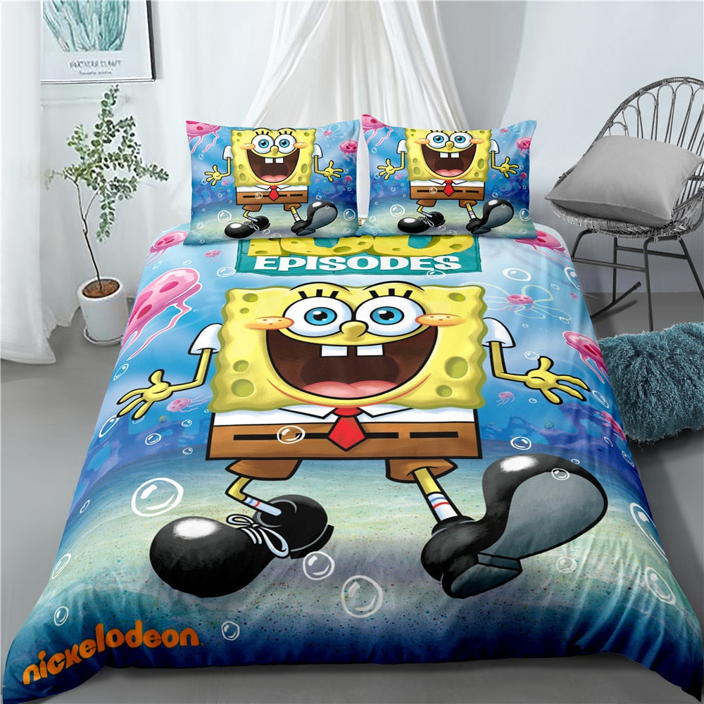 Dynebetræk Svampebob Firkant Nickelodeon