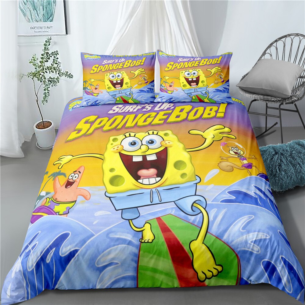 Spongebob Surfing Dynebetræk