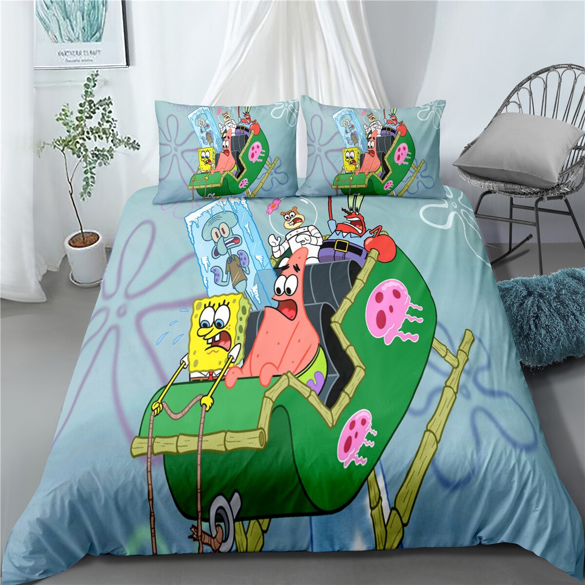 Spongebob Sleigh Dynebetræk
