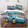 Dynebetræk Biler Lightning Mcqueen Blue