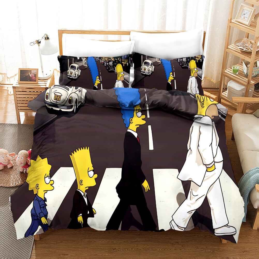 Simpson Family Dynebetræk I Kostume