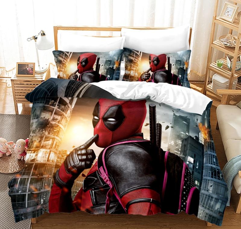 Deadpool Dynebetræk Pink Taske