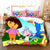 Dynebetræk Dora The Explorer Støvler Og Swiper