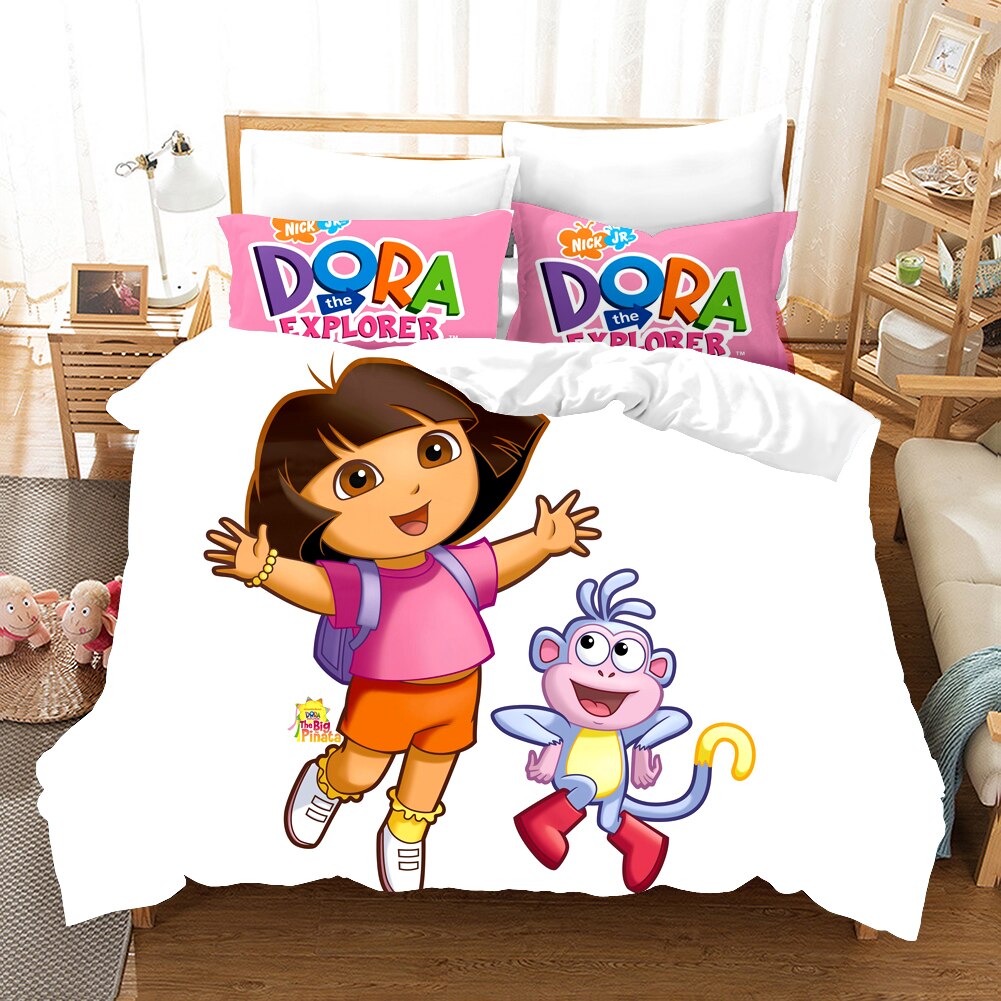Dora The Explorer And White Slippers Dynebetræk