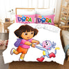 Dora The Explorer Og Boots Dancing Dynebetræk