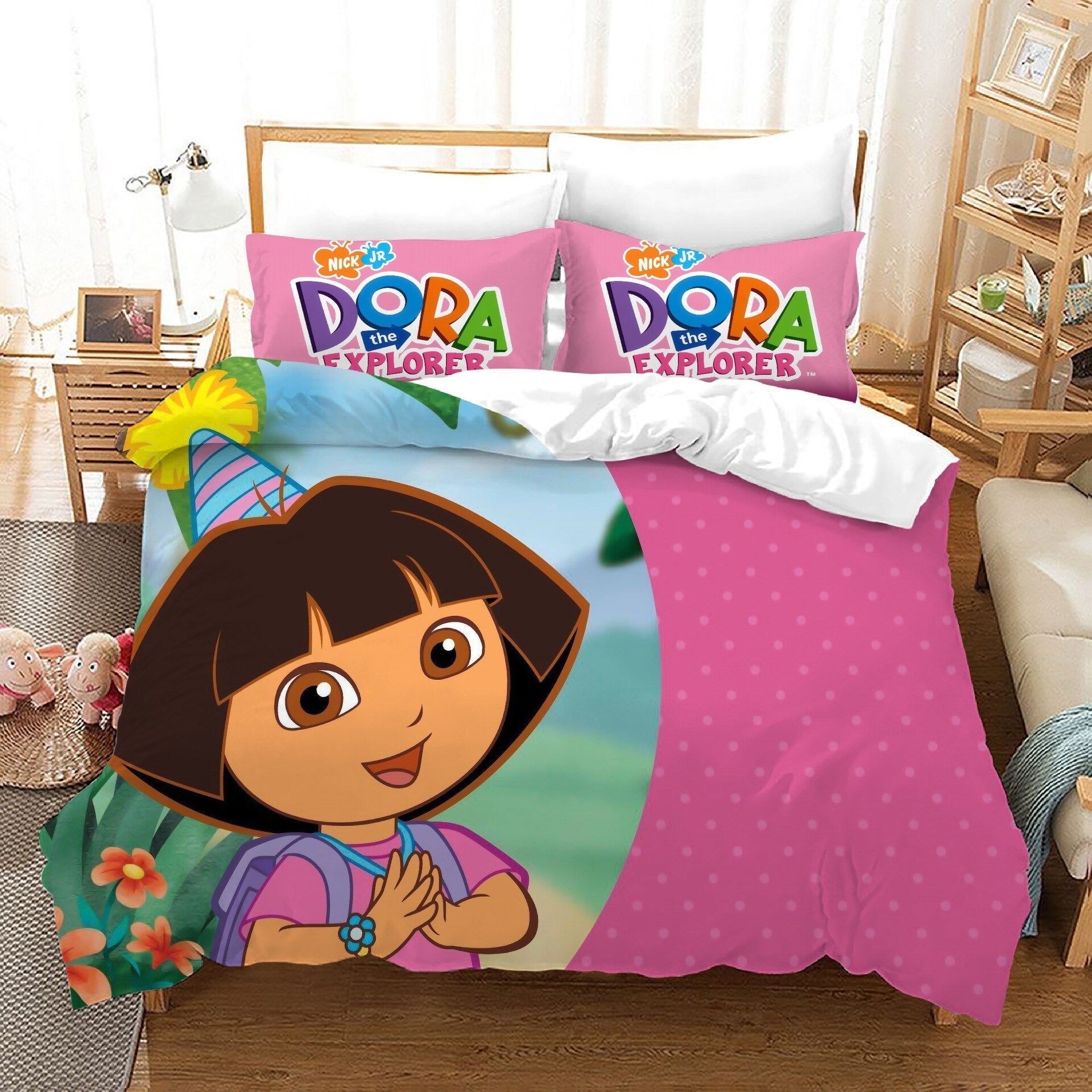 Dora The Explorer Dynebetræk Pink