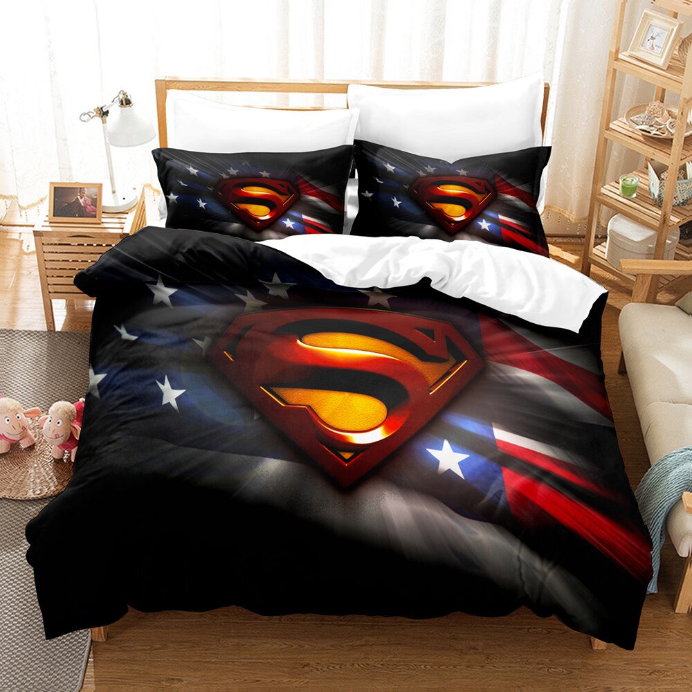 Superman Usa Flag Dynebetræk
