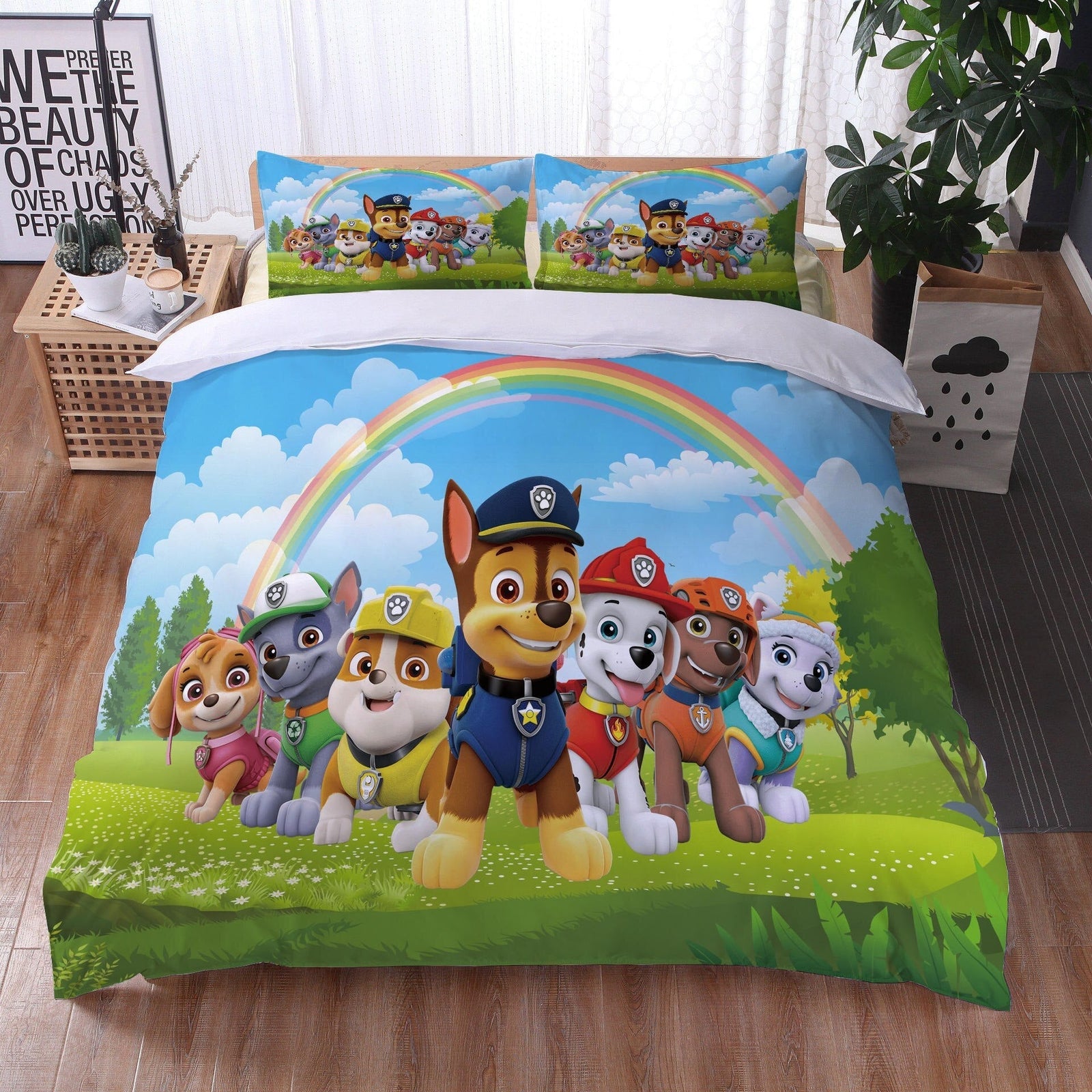 Paw Patrol Rainbow Team Dynebetræk