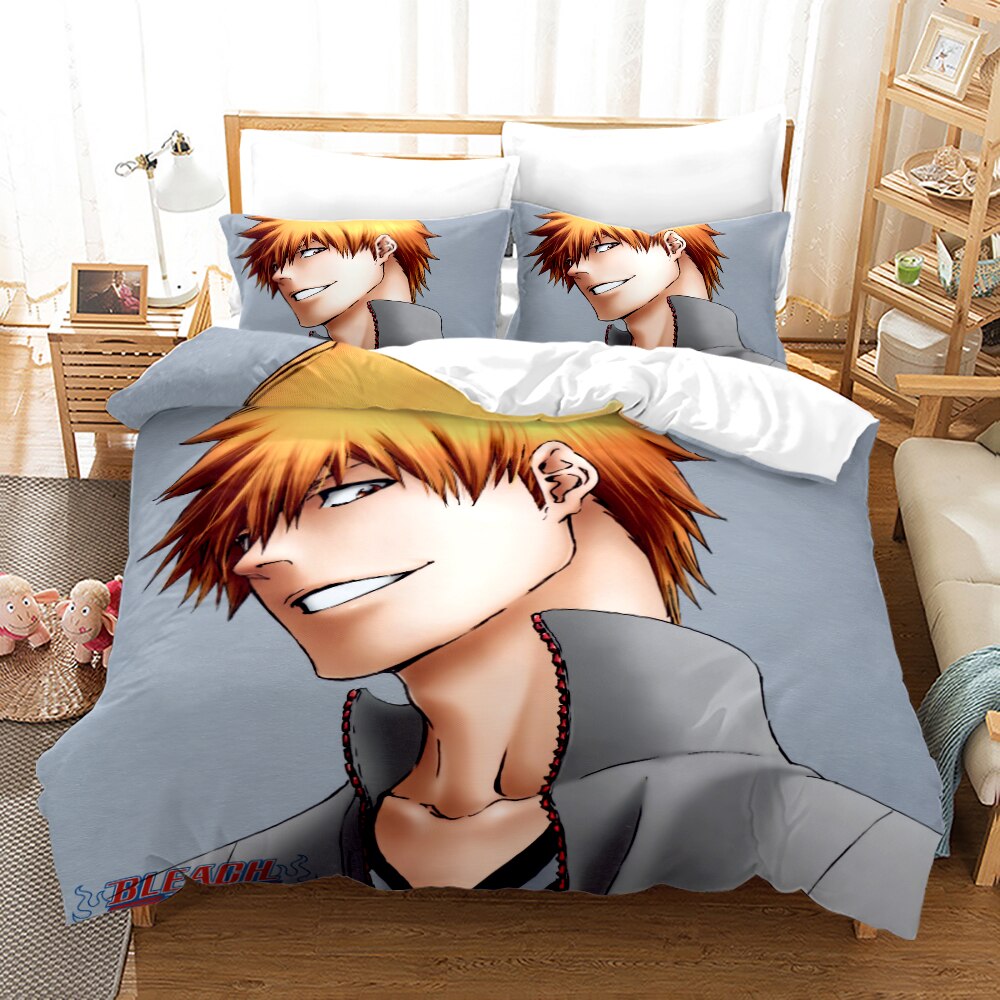 Grå Bleach Ichigo Dynebetræk
