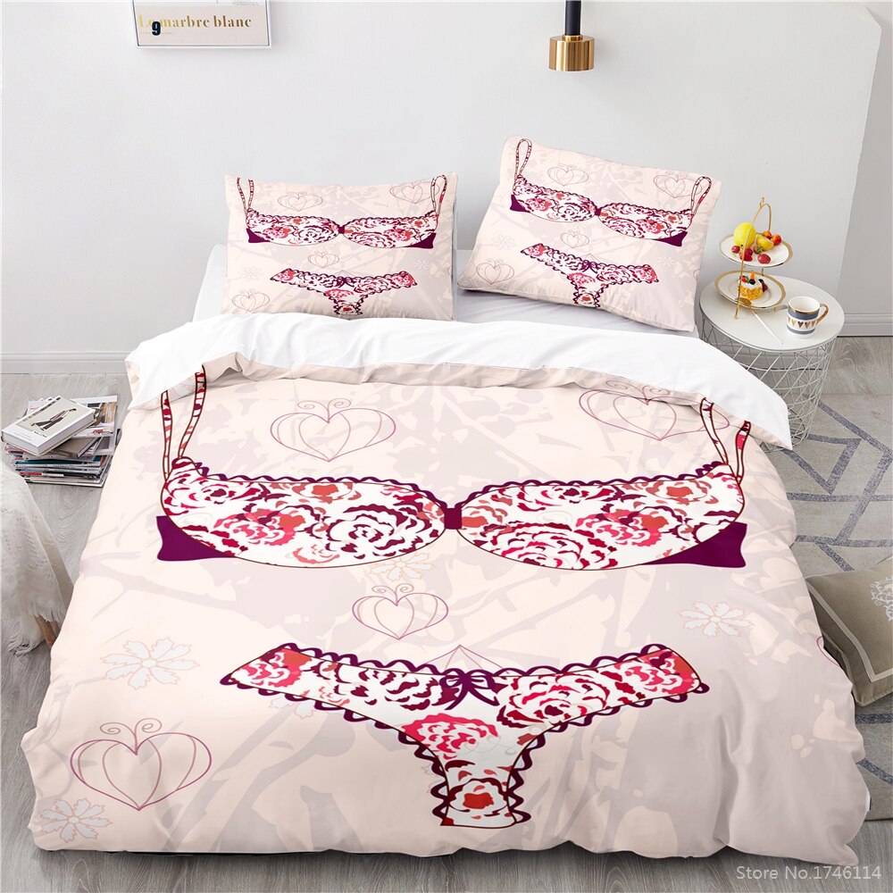 Sexet Blondeundertøjsdynebetræk