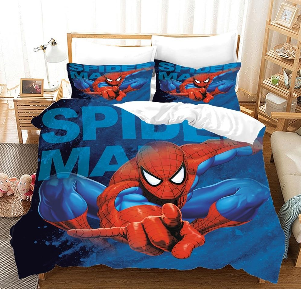 Marvel Spider Man Blåt Dynebetræk