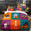 Flerfarvet Halloween Dynebetræk