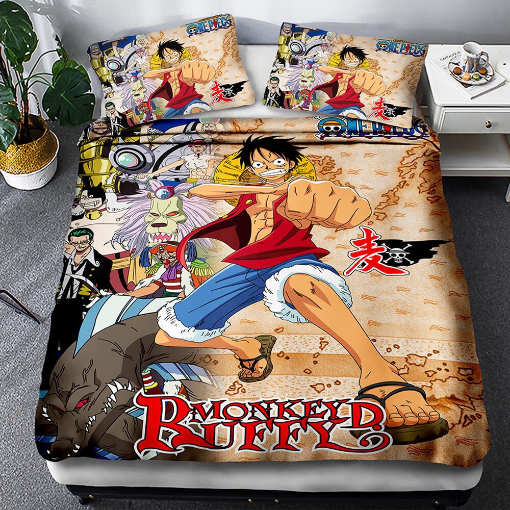 One Piece Dynebetræk Monkey D Luffy