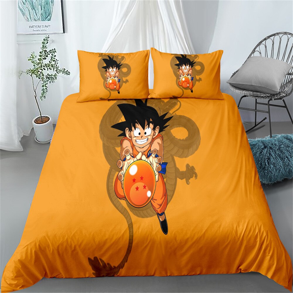 Orange Dragon Ball Goku Dynebetræk