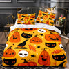 Orange Halloween Børnedynebetræk