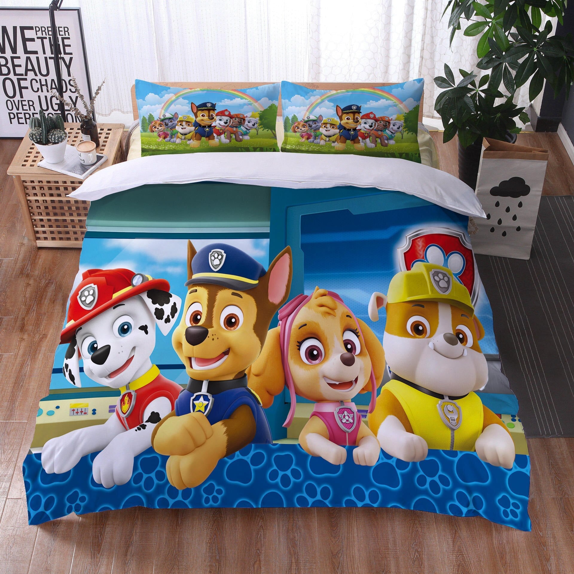 Dynebetræk Paw Patrol På Kasernen