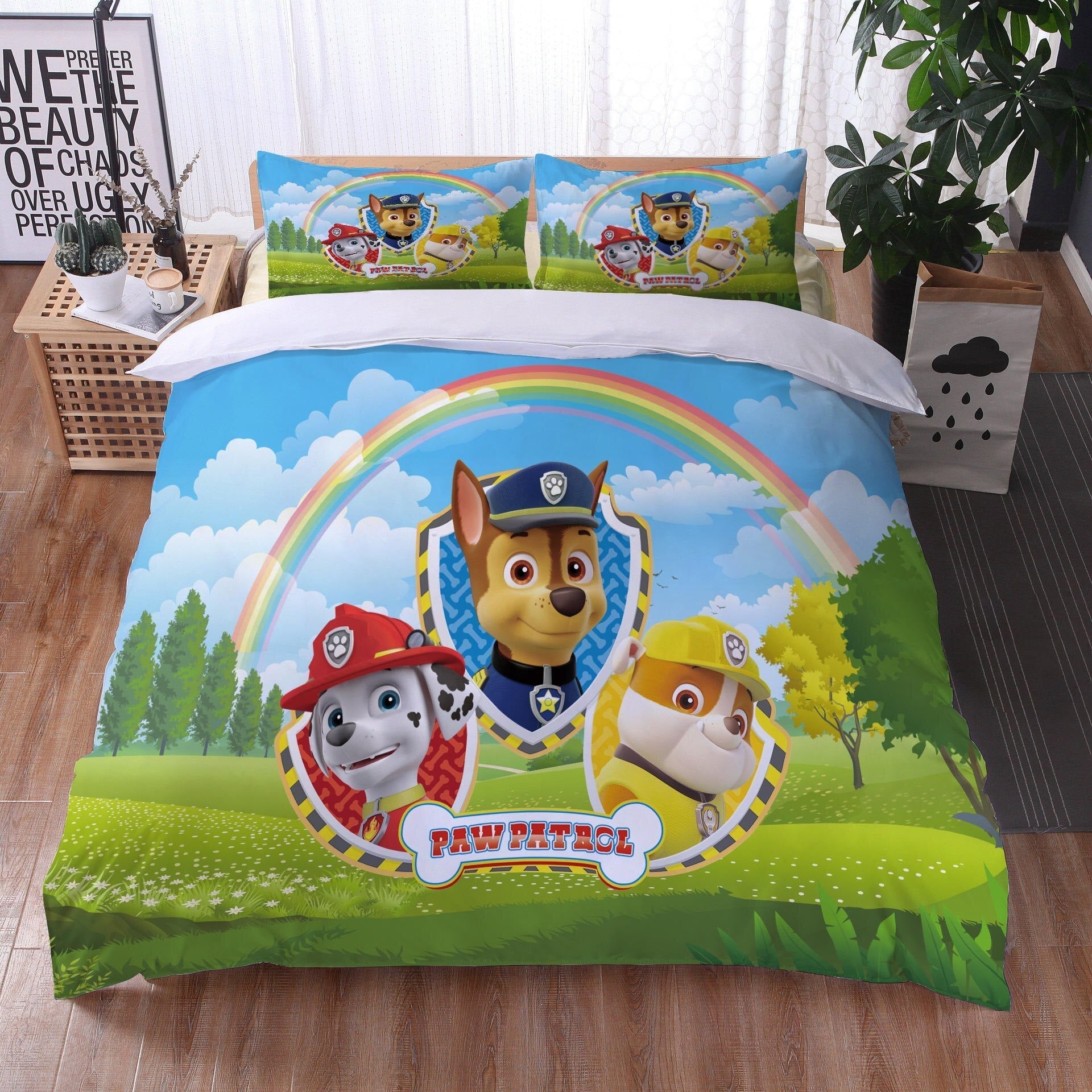 Paw Patrol Chase Dynebetræk Ruben Og Marcus
