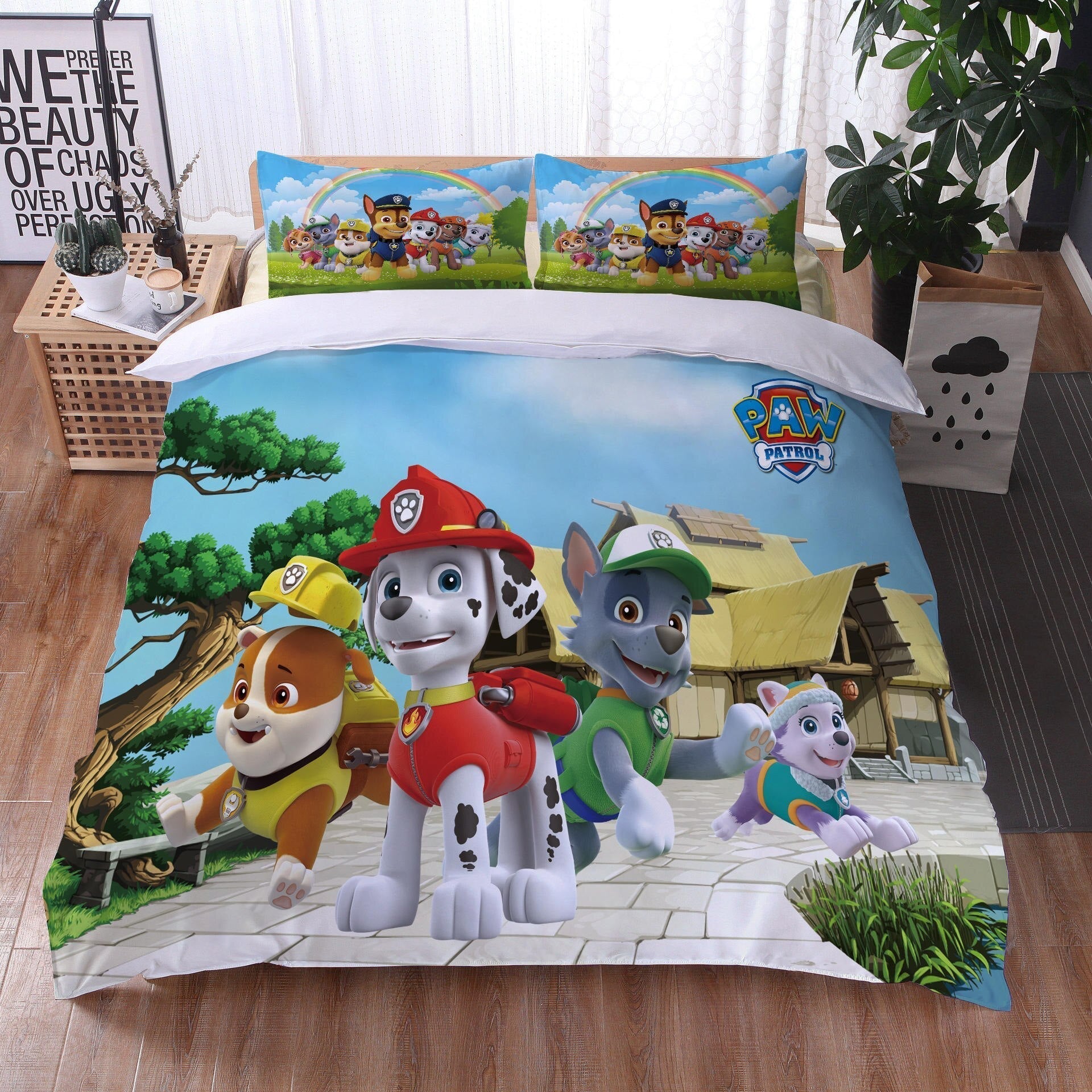 Paw Patrol Dynebetræk Havemission