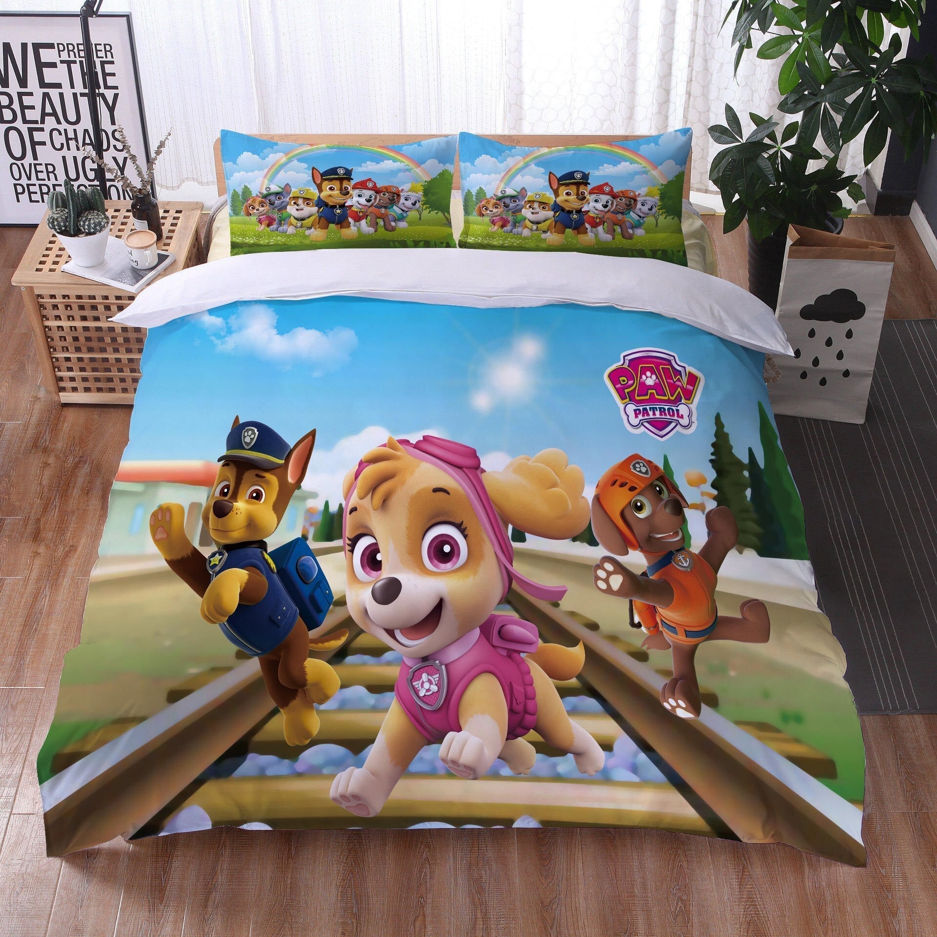 Paw Patrol Stella Chase Og Zuma Dynebetræk