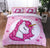 Smukt Pink Unicorn Dynebetræk