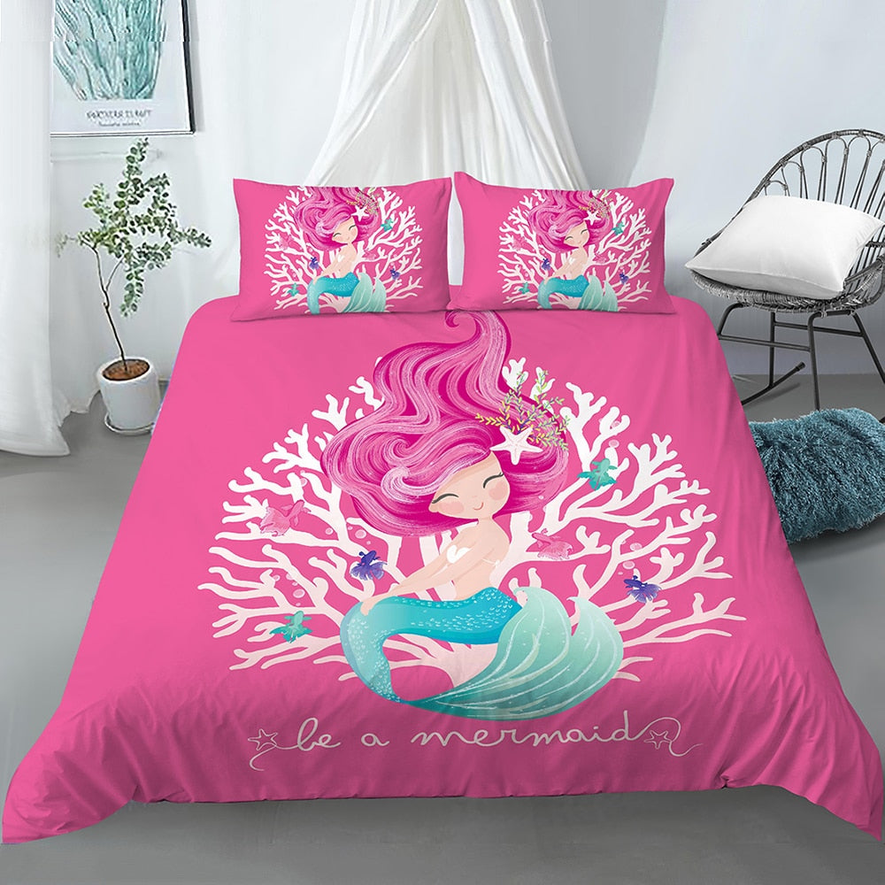 Mermaid Pink Dynebetræk