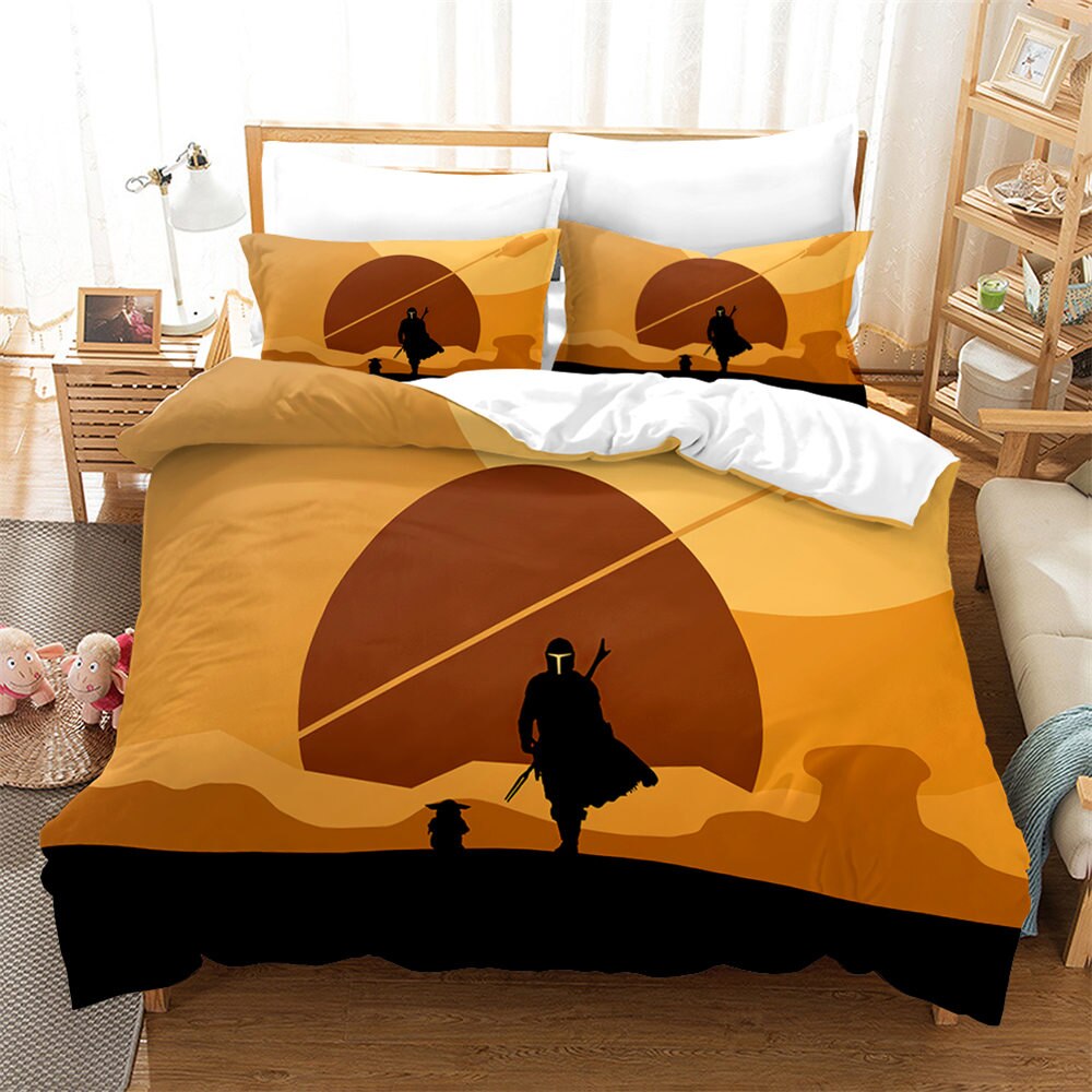 Dynebetræk Star Wars The Mandalorian Drawing