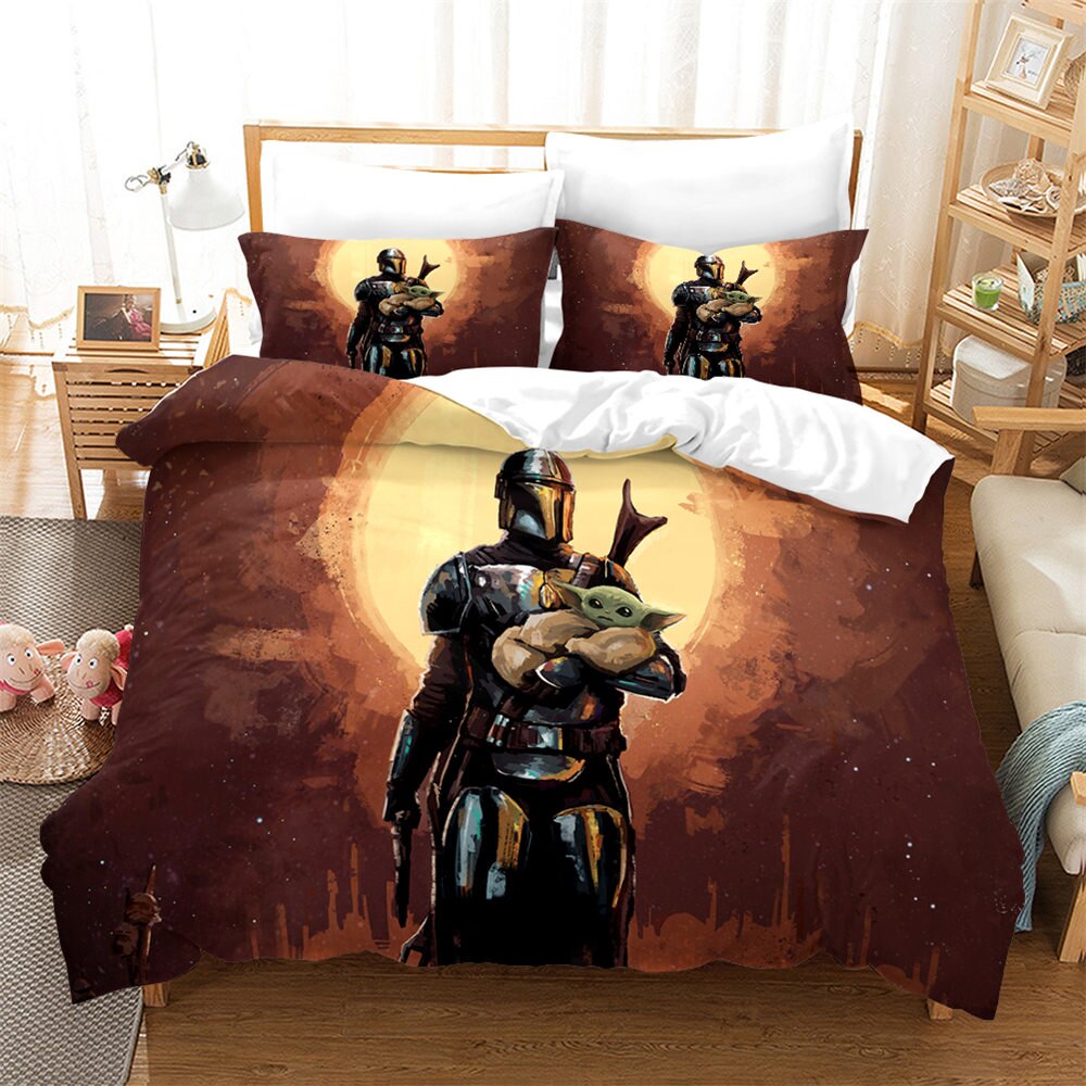 Star Wars The Mandalorian And Baby Yoda Dynebetræk