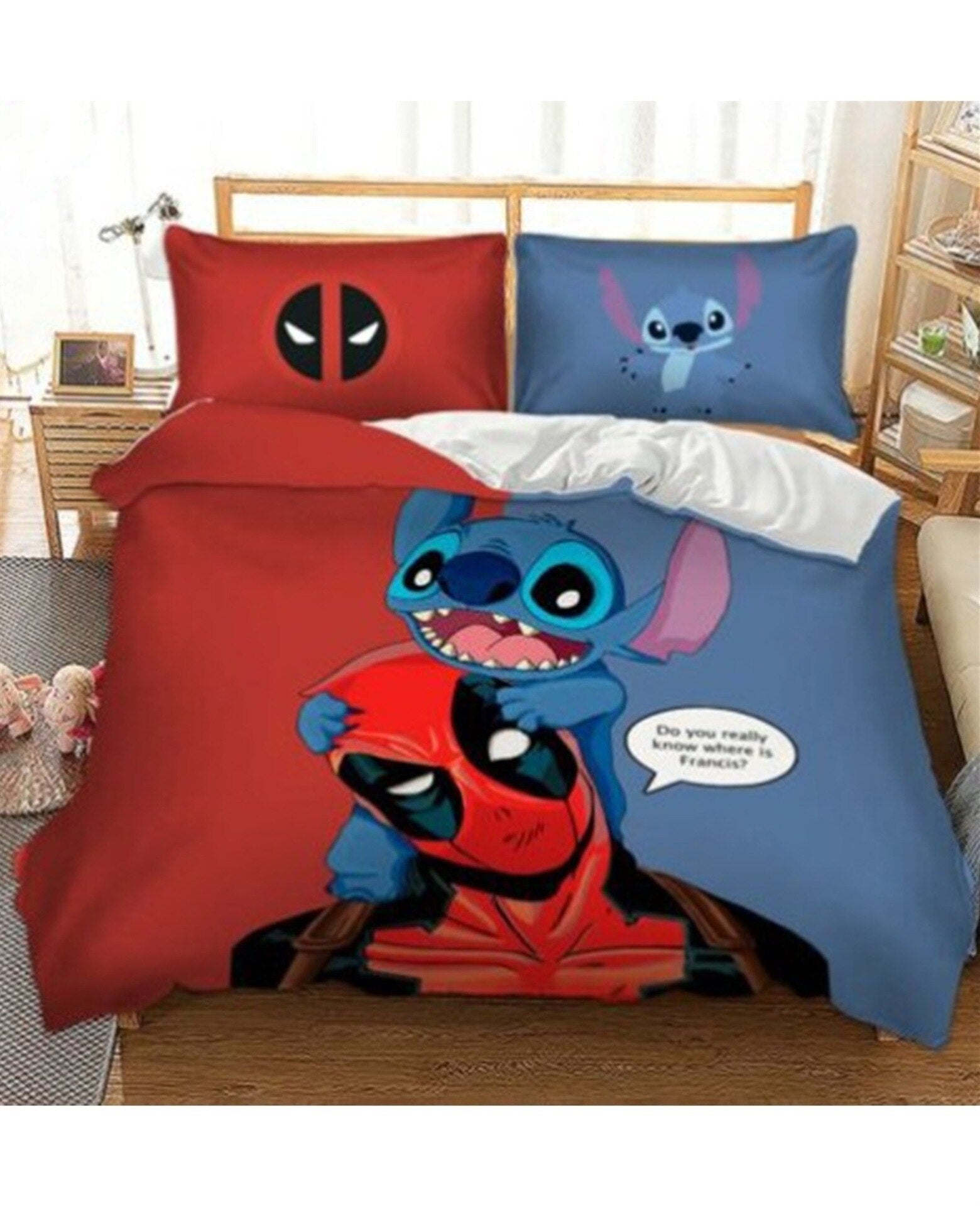 Stitch And Deadpool Dynebetræk