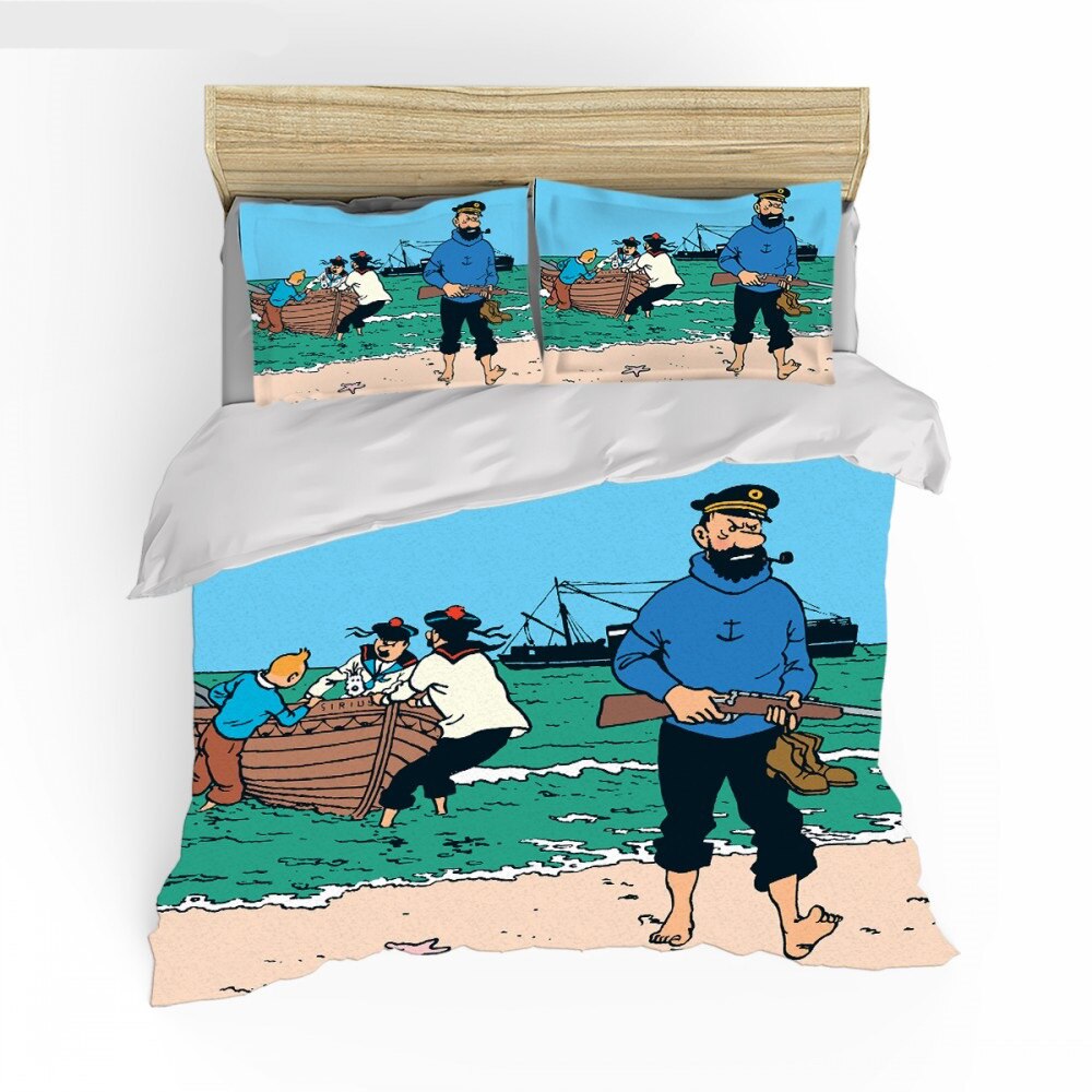 Tintin Boat Dynebetræk