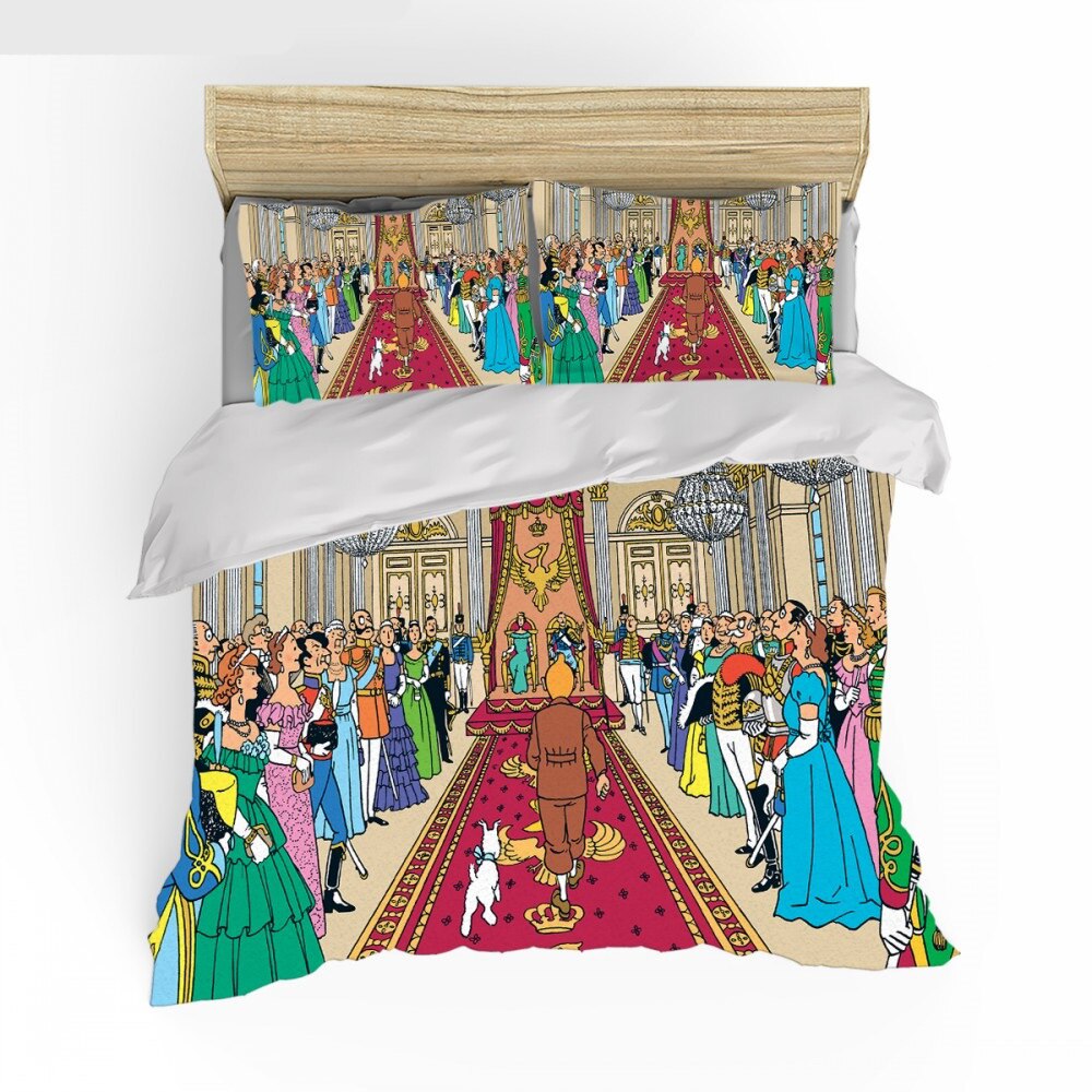 Dynebetræk Tintin Og Ottokars Scepter