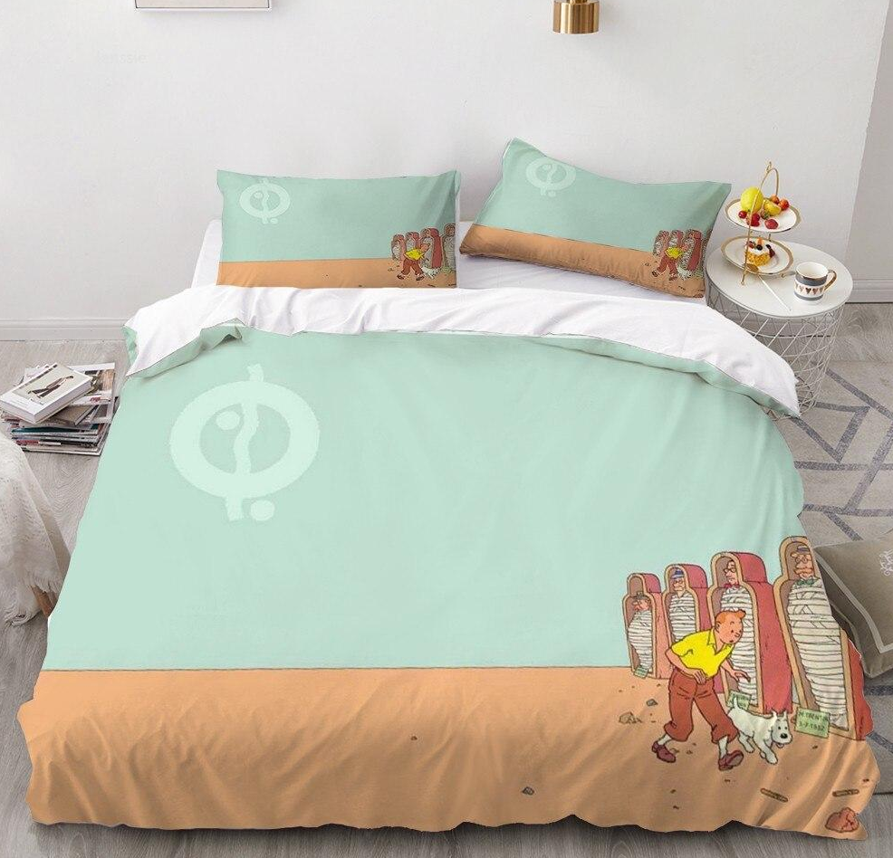 Dynebetræk Tintin Faraos Cigarer