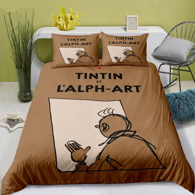 Tintin Brown Dynebetræk