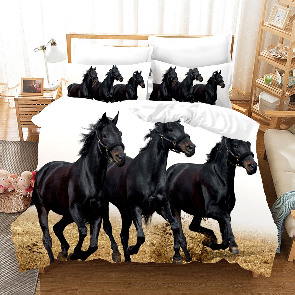 Three Black Horses Dynebetræk