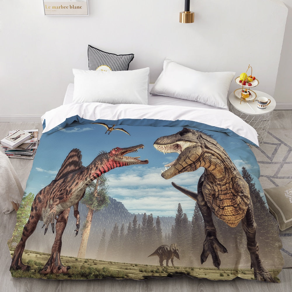 Tyrannosaurs Versus Spinosaurus Dynebetræk