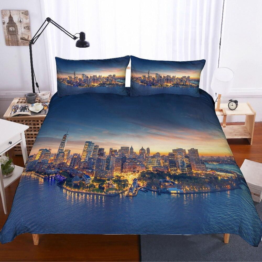 Vintage Building New York Dynebetræk