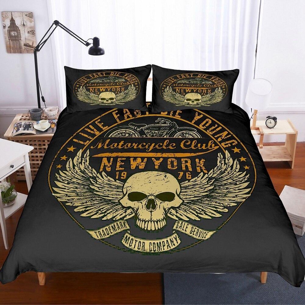 Vintage New York Dynebetræk Sort