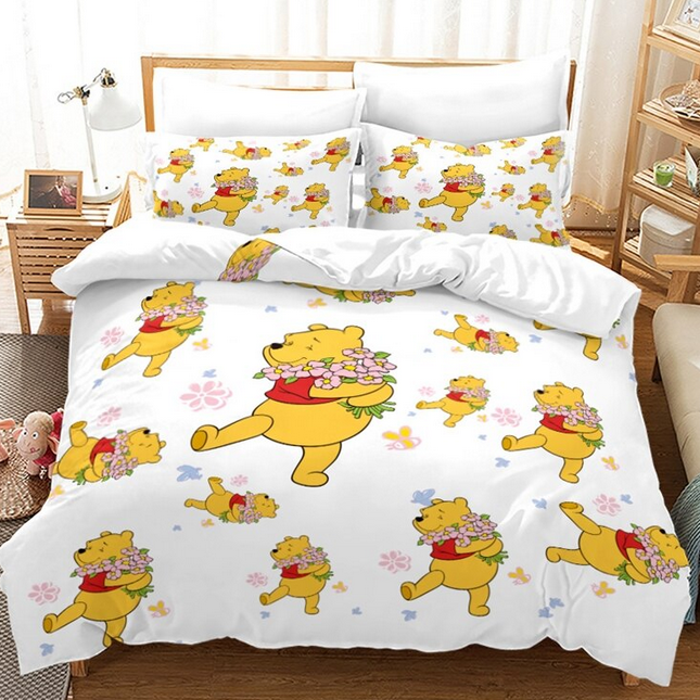 Winnie The Pooh Dynebetræk Hvidt