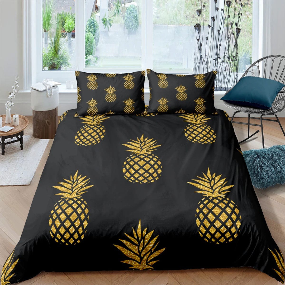Ananas Dynebetræk 1 Person